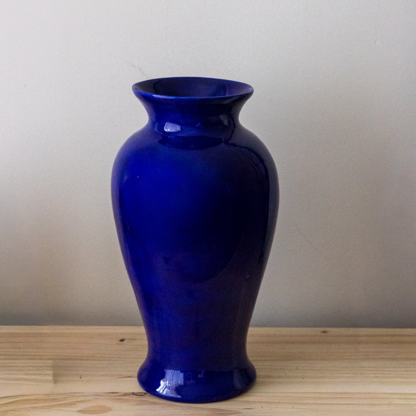 Cobalt Blue Ceramic Vase