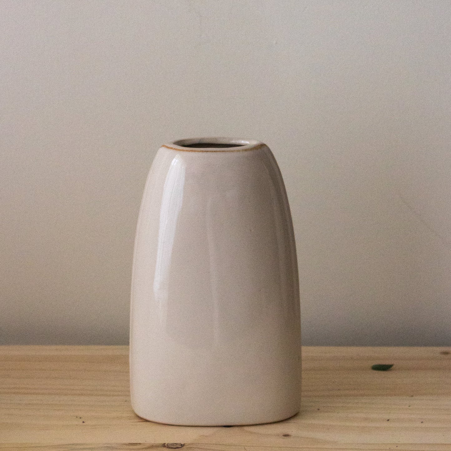 Ivory Stoneware Vase