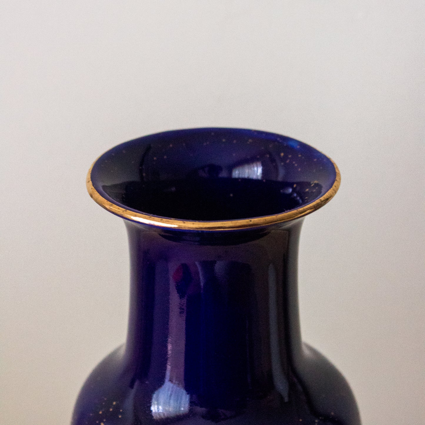 Midnight Cloisonné Floral Vase