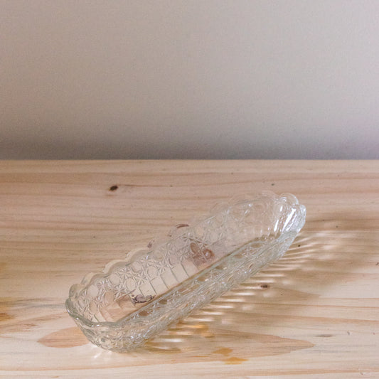 Oblong Crystal Tray